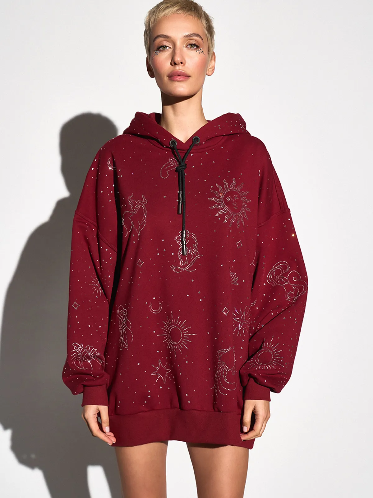 HOODIE ZODIAC MAROON