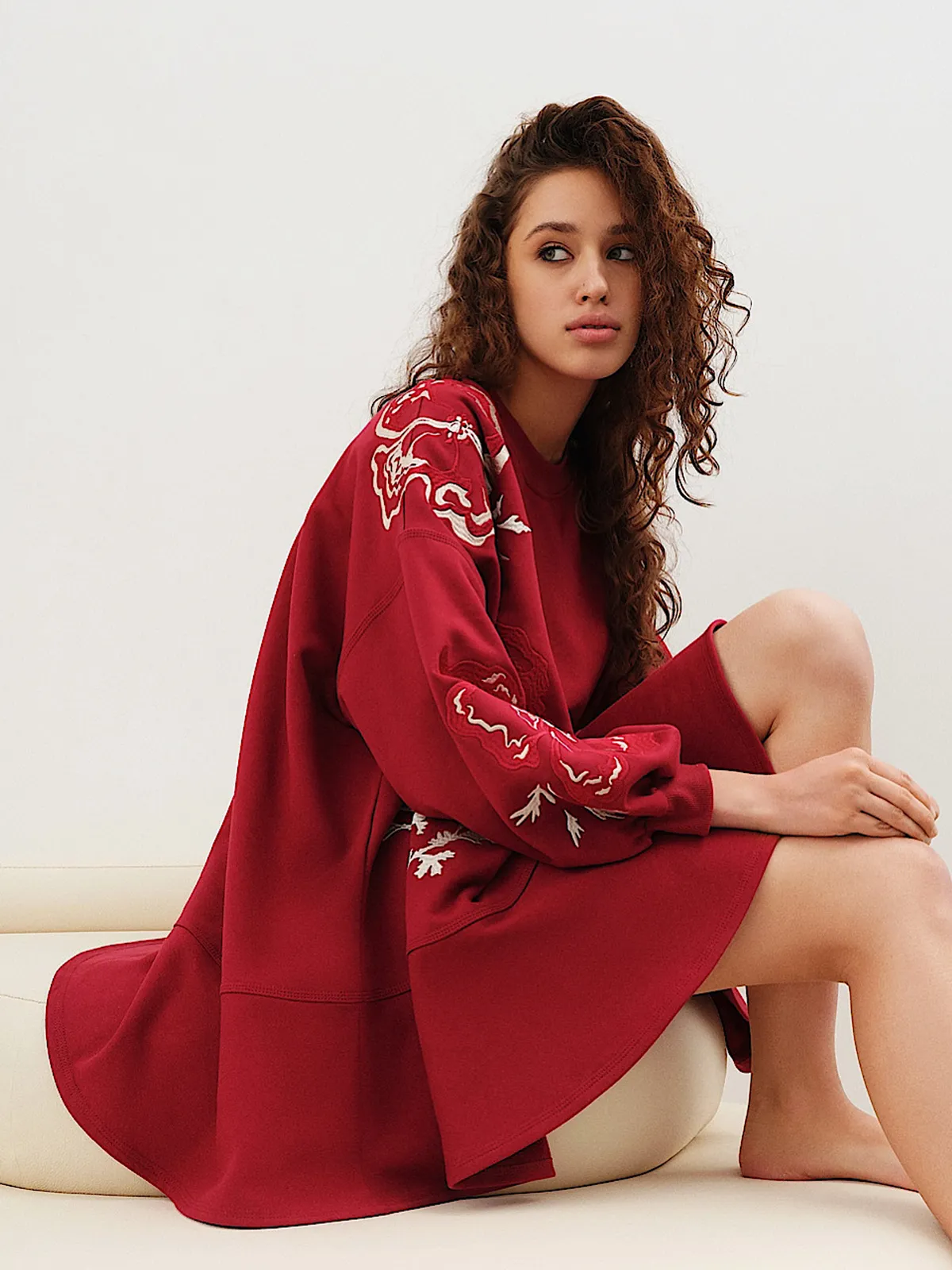 DRESS FLOWERS ON MARS (Red) – 3