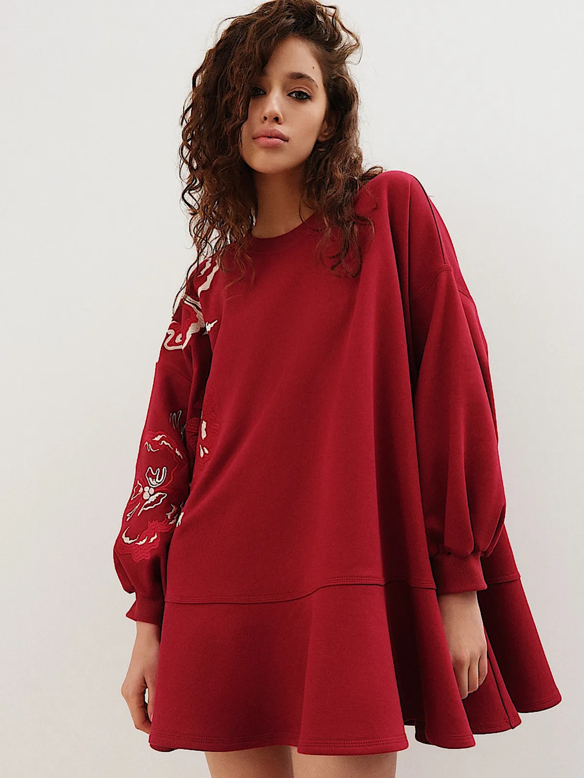 DRESS FLOWERS ON MARS (Red) – 1