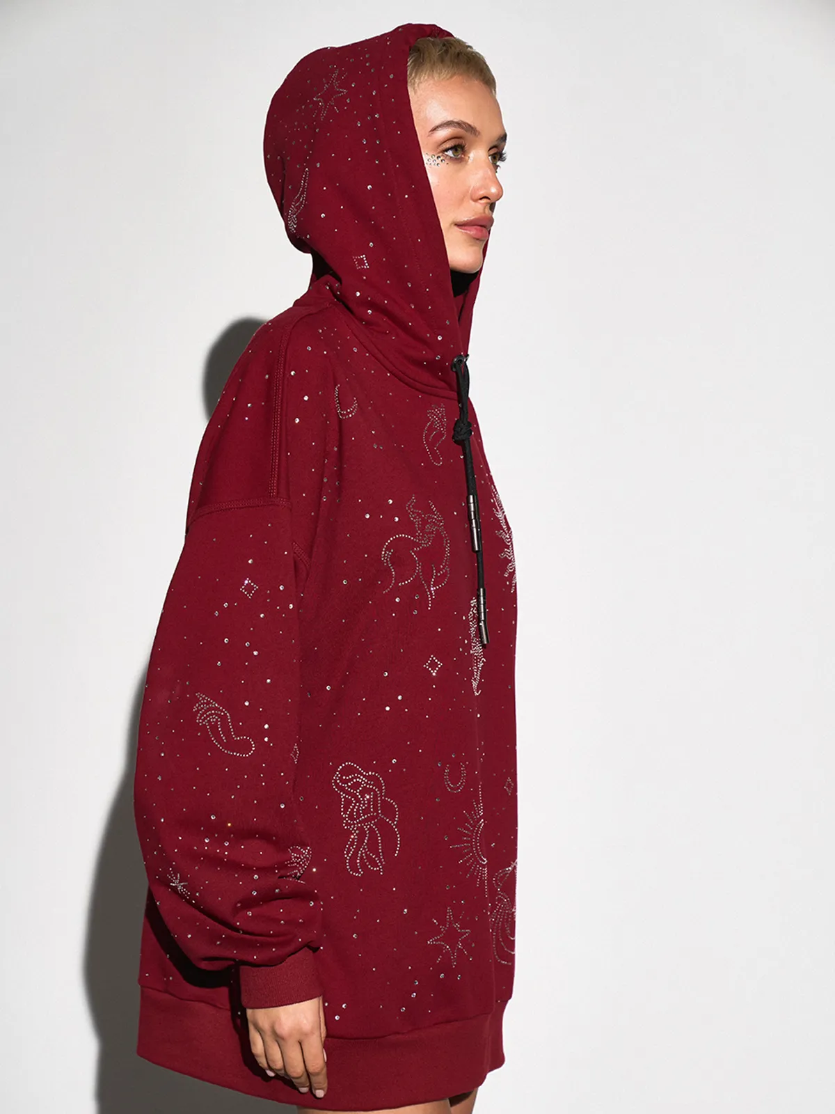 HOODIE ZODIAC MAROON