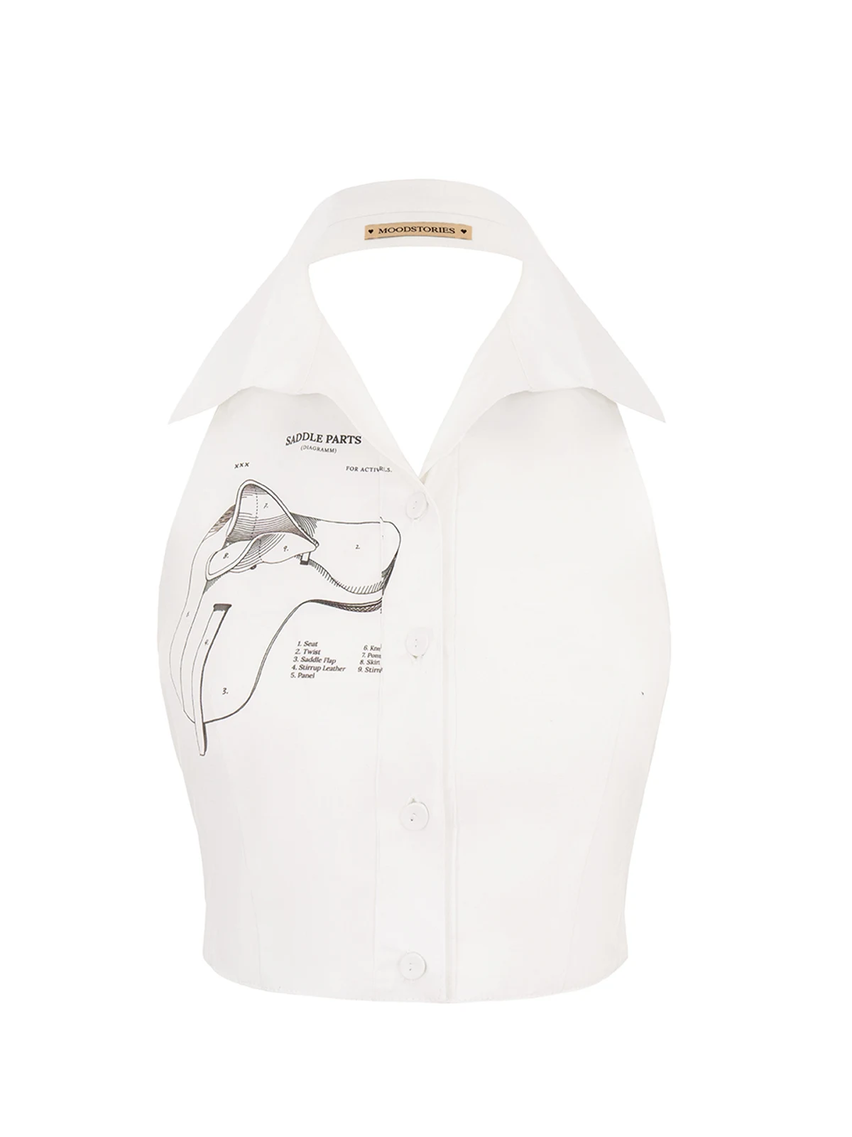 SHIRTFRONT MOUNT WHITE