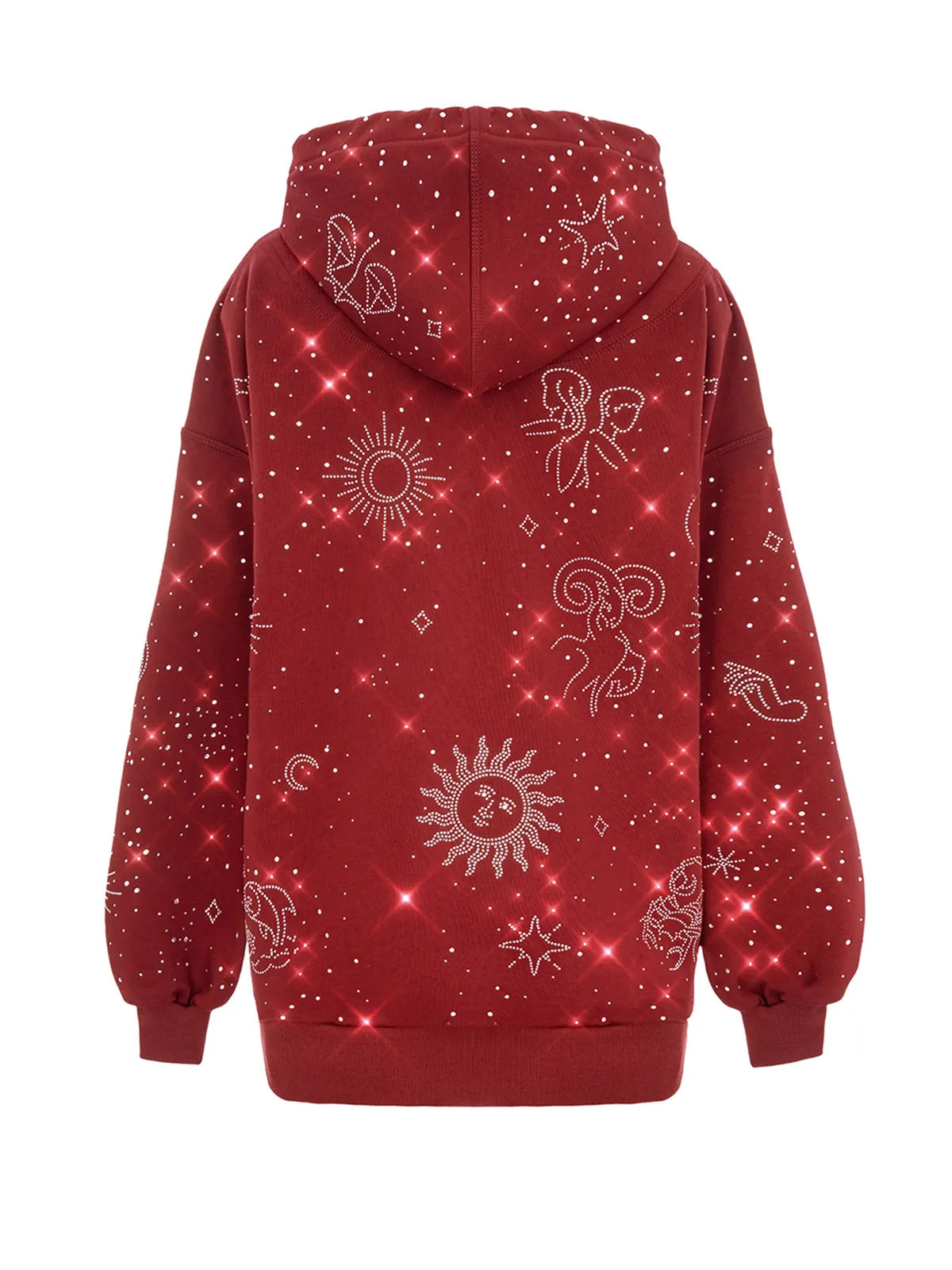 HOODIE ZODIAC MAROON – 2